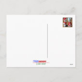 サンタとミセス・クロース、キスをする条項、クリスマス シーズンポストカード (裏面)