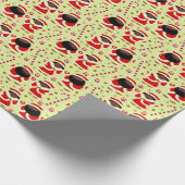 サンタとミセス・クロース・クリスマス ラッピングペーパー (角)