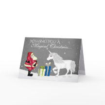 サンタとユニコーンの魔法のクリスマス ハッピーニューイヤー