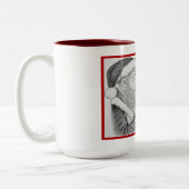 サンタとリス ツートーンマグカップ (左)