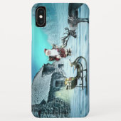 サンタとルドルフとソリ Case-Mate iPhoneケース (裏面)