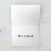 サンタとルドルフのクリスマスおやすみ日 シーズンカード (内部)
