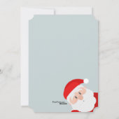 サンタとルドルフのホリデーフォトカード シーズンカード (裏面)