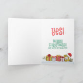 サンタとルドルフはまだクリスマスか？ シーズンカード (内部)