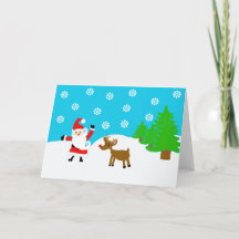 サンタとルドルフ