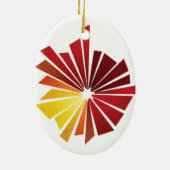 サンタとレオ・ザ・ライオン セラミックオーナメント (裏面)