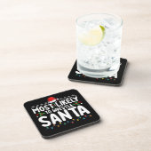 サンタとレスリングで戦う可能性大 クリスマス レスリング コースター (右側)
