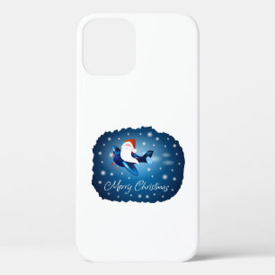 サンタと一緒にクリスマスを祝おう iPhone 12ケース