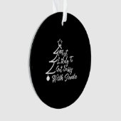 サンタと一緒にサッシーになる可能性が高い。クリスマス オーナメント (正面)