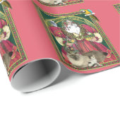 サンタと動物 ラッピングペーパー (ロールコーナー)