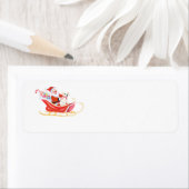 サンタと友人 ラベル (インサイチュ)