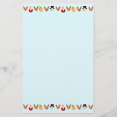 サンタと友人 便箋 (正面)