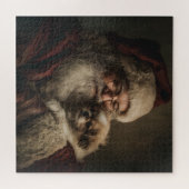 サンタと子犬 ジグソーパズル (横)