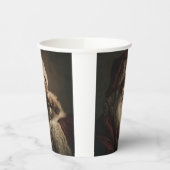 サンタと子犬 紙コップ (左)