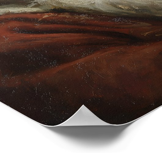 サンタと子猫 ポスター (角)