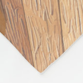 サンタと小人のおもちゃ作り |クリスマス フリースブランケット (角)