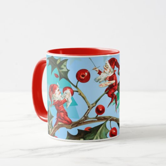 サンタと小人の準備！ マグカップ (正面左)