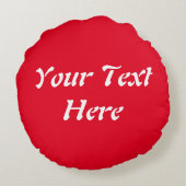 サンタと小妖精や小人かわいいおもしろいキャラクター覗き ラウンドクッション (裏面)