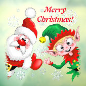 サンタと小妖精や小人のクリスマスキャラクターが急増 ウィンドウサイン (シート3)