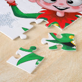 サンタと小妖精や小人のクリスマスキャラクターが急増 ジグソーパズル (側面)