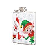 サンタと小妖精や小人のクリスマスキャラクターが急増 フラスク (左)