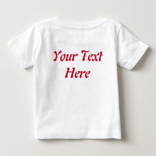 サンタと小妖精や小人のクリスマスキャラクターが急増 ベビーTシャツ (裏面)