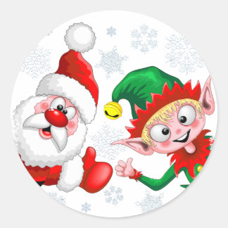 サンタと小妖精や小人のクリスマスキャラクターが急増 ラウンドシール