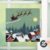 サンタと彼のそり ウィンドウサイン (ホーム)