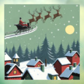 サンタと彼のそり ウィンドウサイン (シート3)