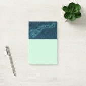 サンタと彼のトナカイのクリスマスナイトスカイ ポストイット (オフィス)