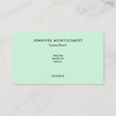 サンタと彼のトナカイのクリスマスナイトスカイ 名刺 (裏面)