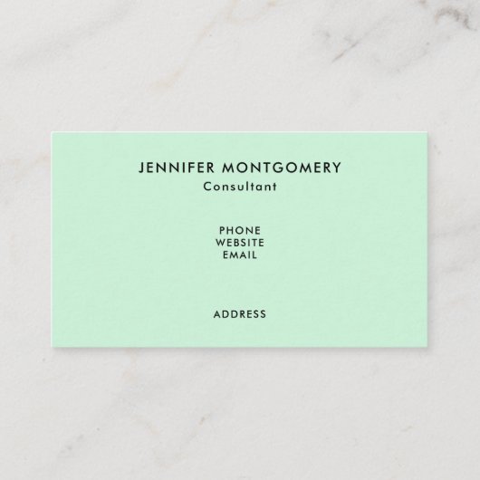 サンタと彼のトナカイのクリスマスナイトスカイ 名刺 (裏面)