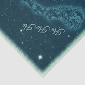 サンタと彼のトナカイのクリスマスナイトスカイ 薄葉紙 (詳細)