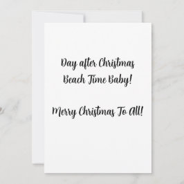 サンタと彼のレイバン – クリスマスと結婚! 招待状