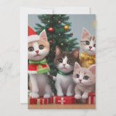 サンタと彼の小人 シーズンカード (裏面)