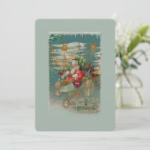 サンタと彼の素晴らしい飛んでいる機械招待状 招待状 (スタンド正面)