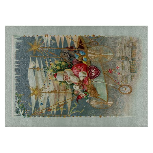 サンタと彼の素晴飛んでいるらしい機械切削ボード カッティングボード (正面)