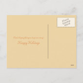 サンタと彼の贈り物の袋 – クリスマスビクトリアン シーズンポストカード (裏面)