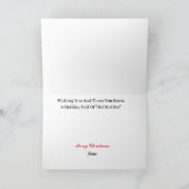 サンタと海賊の面白いホ!ホ!ホ!クリスマスカード シーズンカード (内部)