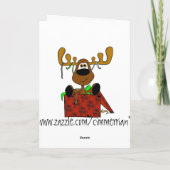 サンタと滑らかな シーズンカード (裏面)