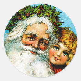 サンタと私 ラウンドシール