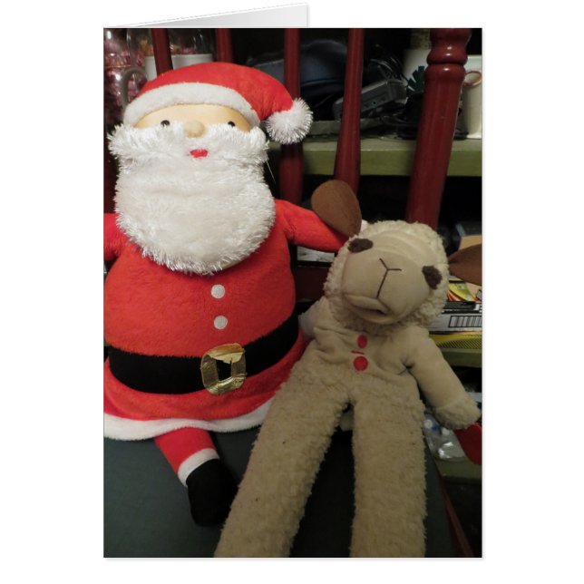 サンタと羊 (正面)