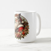 サンタと装飾 コーヒーマグカップ (正面右)