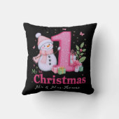 サンタと踊る可能性が最も高い,ブラ クッション (裏面)