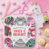 サンタと醜いセーター,トナカイのクリスマス ペーパープレート (パーティー)