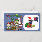 サンタと集団 シーズンカード (正面)
