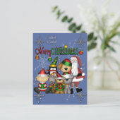 サンタと集団 シーズンポストカード (スタンド正面)