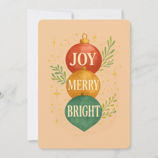 サンタと雪だるまの冬の風景 – 祝祭的なホリデーシーズン 招待状 (正面)