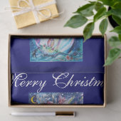 サンタと雪だるまクリスマスパーティー 薄葉紙 (ギフト)