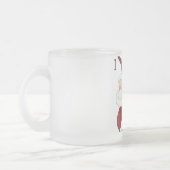 サンタと雪だるまTシャツとギフト フロストグラスマグカップ (左)